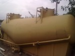 Cement bag & bulk feeding system through stationary tank loading system.