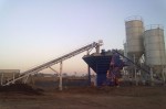 Swivel chute & Belt Conveyor suitable for CP 30 compartment plant aggregate feeding